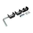TIMCO Security & Ironmongery 12" / Plain Bag TIMCO Garage Drop Down Bolt Black