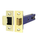 TIMCO Security & Ironmongery 128mm TIMCO Architectural Tubular Latch Electro Brass & Satin Nickel