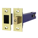 TIMCO Security & Ironmongery 129mm TIMCO Architectural Tubular Deadbolt Electro Brass & Satin Nickel