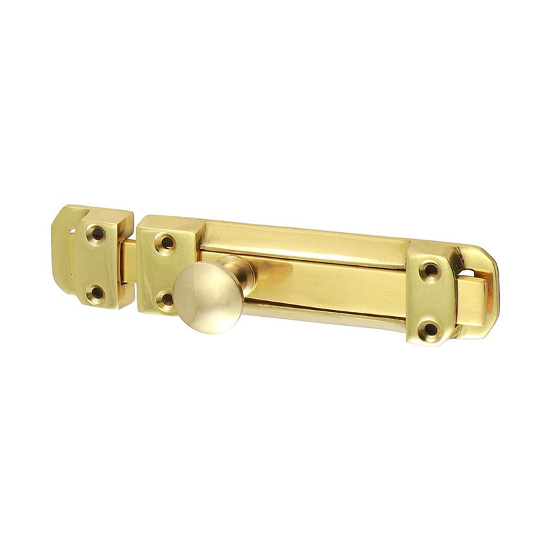 TIMCO Security & Ironmongery 135 x 30mm TIMCO Contract Flat Section Bolt Polished Brass