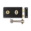 TIMCO Security & Ironmongery 143 x 83mm / TIMbag TIMCO Rim Sash Lock Inward and Outward Keep Black