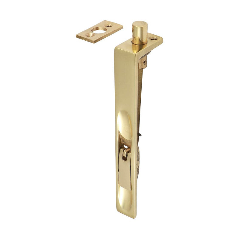 TIMCO Security & Ironmongery 150 x 19mm TIMCO Lever Action Flush Bolt Polished Brass