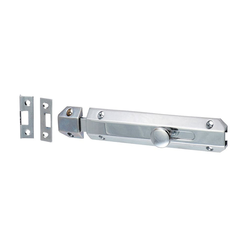 TIMCO Security & Ironmongery 150 x 35mm TIMCO Architectural Flat Section Bolt Polished Chrome