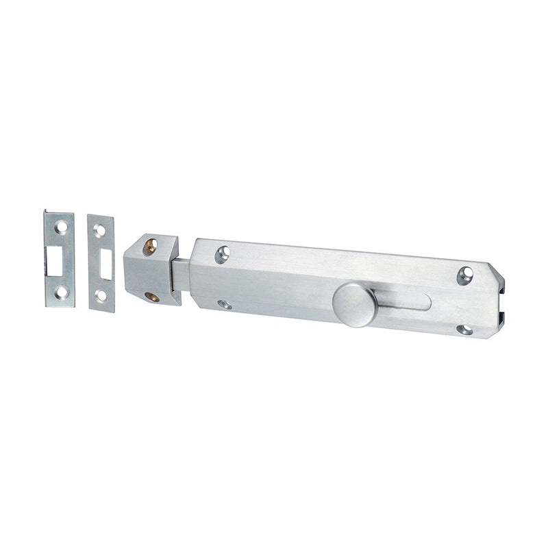 TIMCO Security & Ironmongery 150 x 35mm TIMCO Architectural Flat Section Bolt Satin Chrome