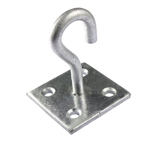 TIMCO Security & Ironmongery 2" / Plain Bag TIMCO Hook on Plate Hot Dipped Galvanised