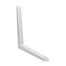 TIMCO Security & Ironmongery 200 x 200mm TIMCO Mitred Shelf Bracket White