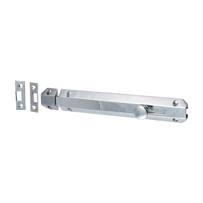TIMCO Security & Ironmongery 210 x 35mm TIMCO Architectural Flat Section Bolt Polished Chrome
