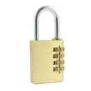 TIMCO Security & Ironmongery 21mm TIMCO Brass Combination Padlock