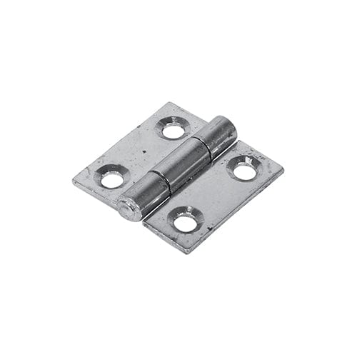 TIMCO Security & Ironmongery 25 x 25 TIMCO Butt Hinges Fixed Pin (1838) Steel Silver