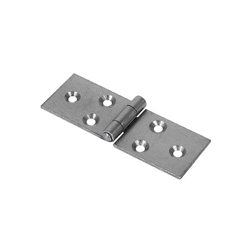 TIMCO Security & Ironmongery 25 x 74 TIMCO Backflap Hinges Uncranked Knuckle (404) Steel Self Colour
