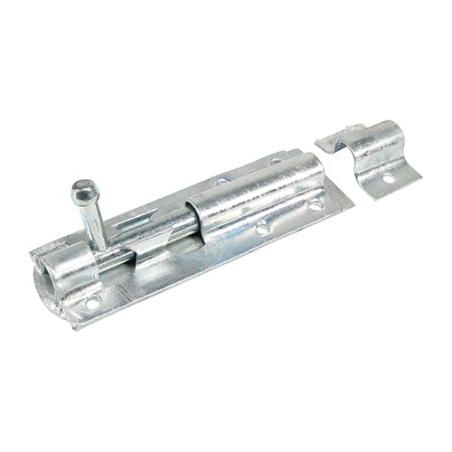 TIMCO Security & Ironmongery 3" / Plain Bag TIMCO Straight Tower Bolt Hot Dipped Galvanised