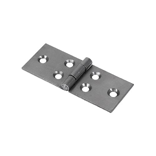 TIMCO Security & Ironmongery 32 x 76 TIMCO Backflap Hinges Uncranked Knuckle (404) Steel Self Colour