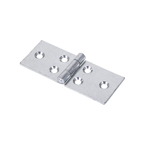 TIMCO Security & Ironmongery 32 x 76 TIMCO Backflap Hinges Uncranked Knuckle (404) Steel Silver