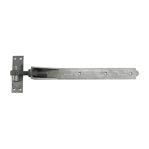 TIMCO Security & Ironmongery 350mm TIMCO Adjustable Band & Hook on Plates Hinges Hot Dipped Galvanised