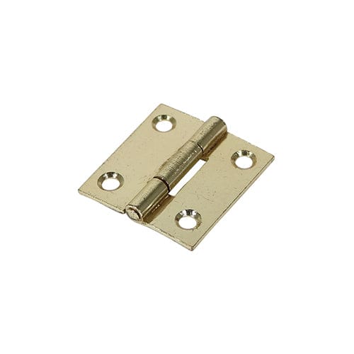 TIMCO Security & Ironmongery 38 x 34 TIMCO Butt Hinges Fixed Pin (1838) Steel Electro Brass