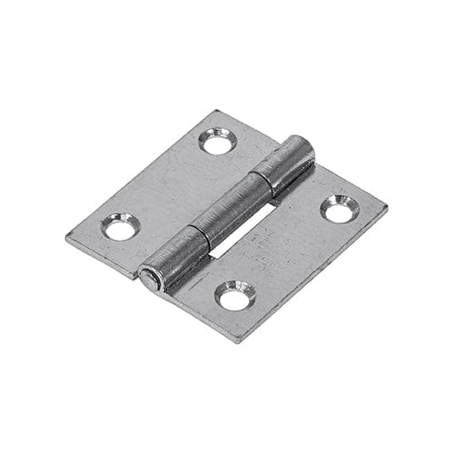 TIMCO Security & Ironmongery 38 x 34 TIMCO Butt Hinges Fixed Pin (1838) Steel Silver