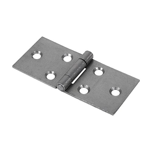 TIMCO Security & Ironmongery 38 x 87 TIMCO Backflap Hinges Uncranked Knuckle (404) Steel Self Colour