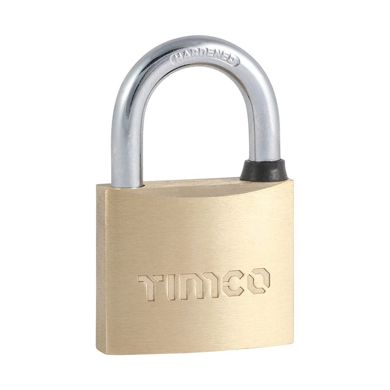 TIMCO Security & Ironmongery 40mm / 1 TIMCO Brass Padlock