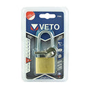 TIMCO Security & Ironmongery 40mm TIMCO Brass Padlock Long Shackle