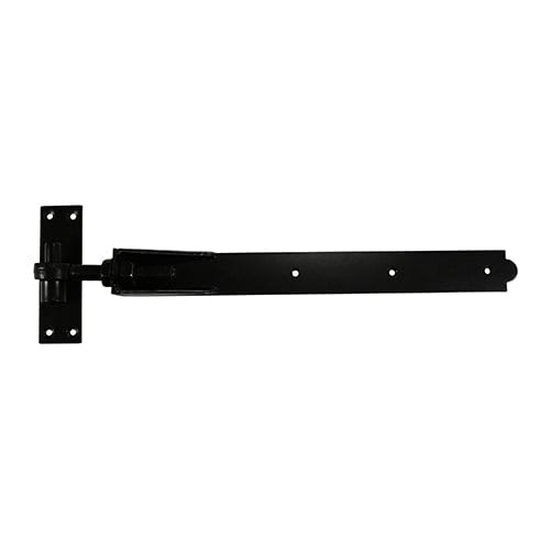 TIMCO Security & Ironmongery 450mm TIMCO Adjustable Band & Hook on Plates Hinges Black