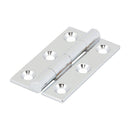 TIMCO Security & Ironmongery 50 x 28 TIMCO Solid Drawn Brass Hinges Polished Chrome