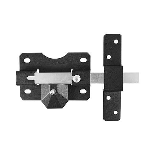 TIMCO Security & Ironmongery 50mm TIMCO Throw Locks Single Black