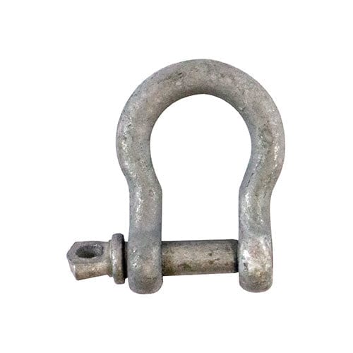 TIMCO Security & Ironmongery 5mm / 20 / Plain Bag TIMCO Bow Shackles Hot Dipped Galvanised