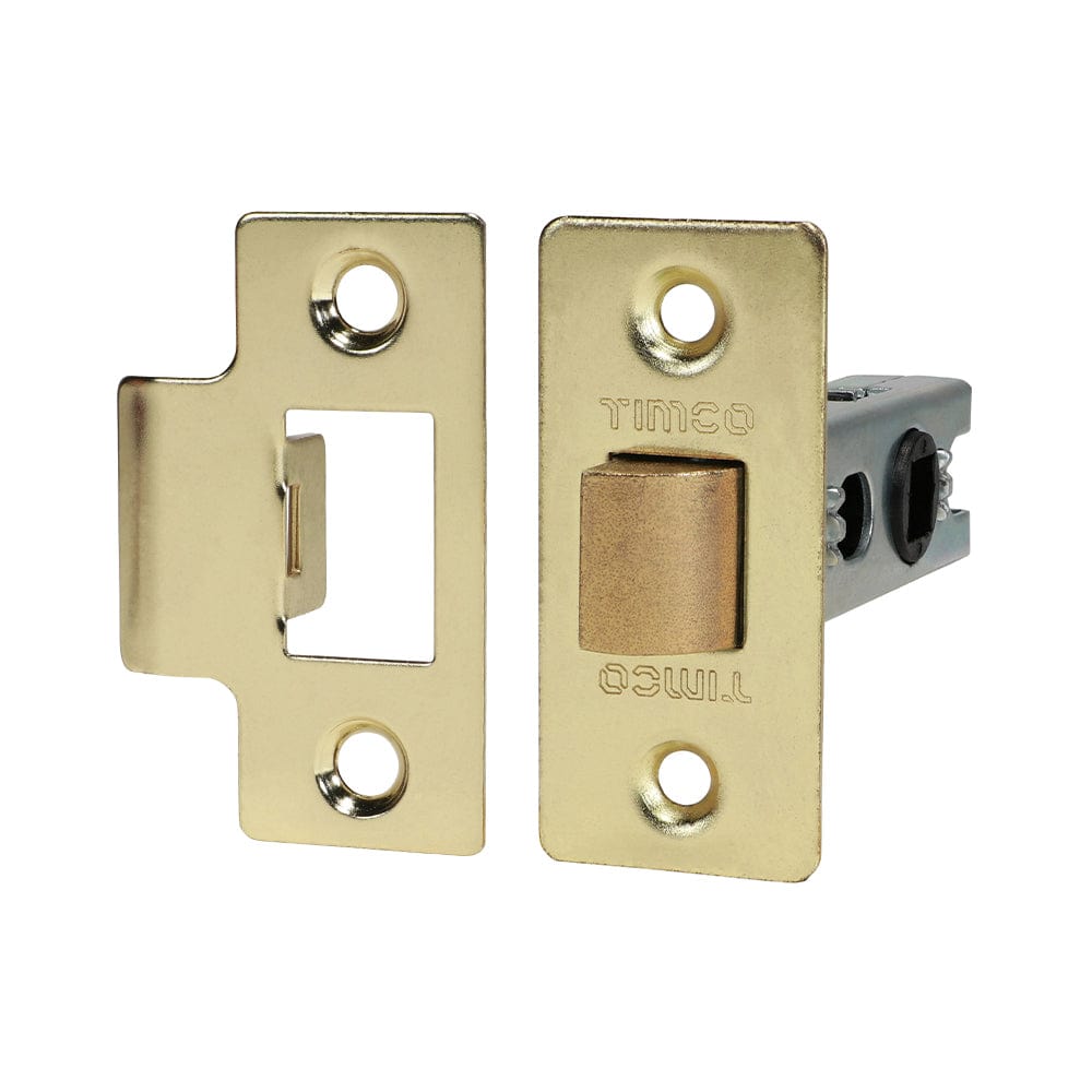Timco Economy Tubular Latch Electro Brass - Pack Qty - 1 Ea