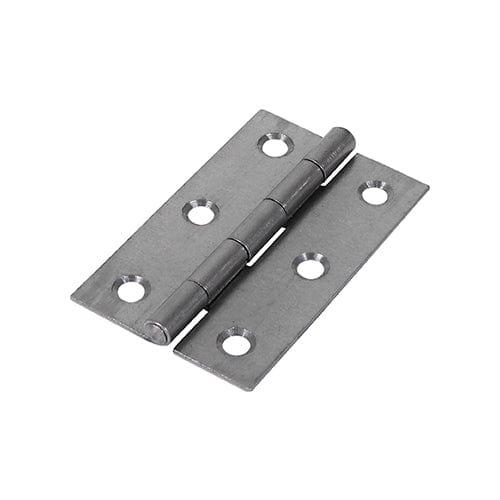 TIMCO Security & Ironmongery 75 x 48 TIMCO Uncranked Butt Hinges (5050) Steel Self Colour