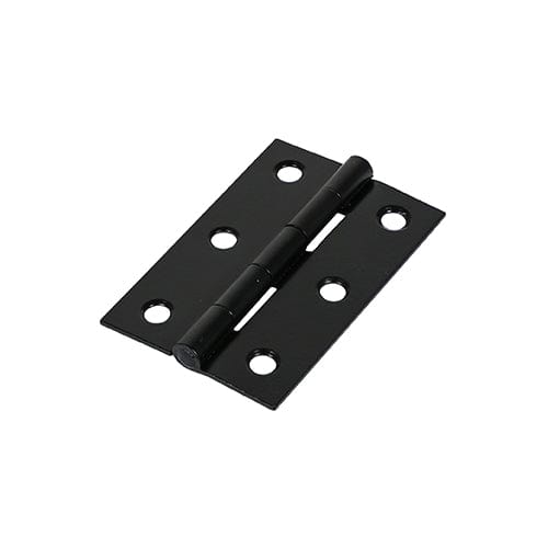 TIMCO Security & Ironmongery 75 x 50 TIMCO Butt Hinges Fixed Pin (1838) Steel Black