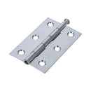 TIMCO Security & Ironmongery 75 x 50 TIMCO Butt Hinges Loose Pin (1840) Steel Silver