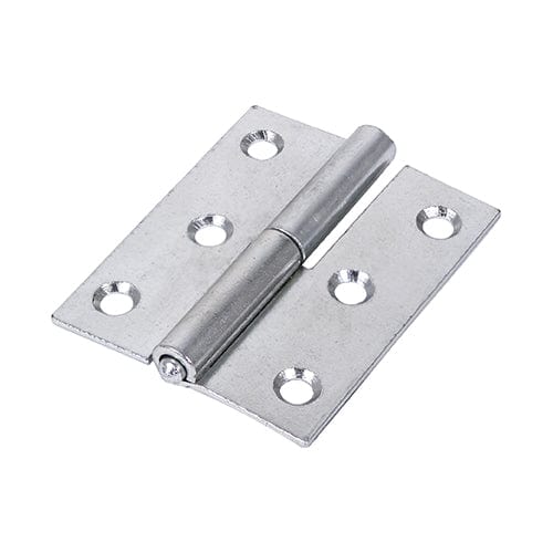TIMCO Security & Ironmongery 75 x 62 TIMCO Lift Off Hinges (457) Right Hand Steel Silver