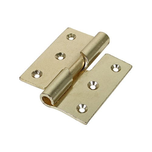 TIMCO Security & Ironmongery 75 x 72 TIMCO Rising Butt Hinges Right Hand Steel Electro Brass