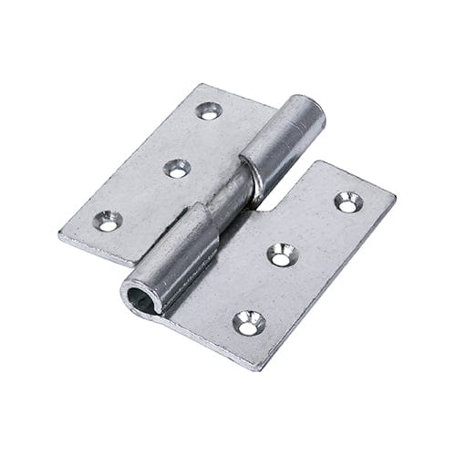 TIMCO Security & Ironmongery 75 x 72 TIMCO Rising Butt Hinges Right Hand Steel Silver