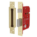 TIMCO Security & Ironmongery 78mm TIMCO 5 Lever British Standard Sashlock Electro Brass