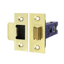 TIMCO Security & Ironmongery 78mm TIMCO Architectural Tubular Latch Electro Brass & Satin Nickel