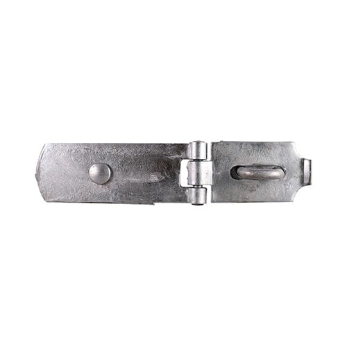 TIMCO Security & Ironmongery 8" / TIMbag TIMCO Heavy Duty Swivel Pattern Hasp & Staple Bolt On Hot Dipped Galvanised