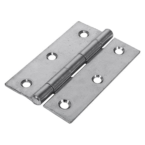 TIMCO Security & Ironmongery 90 x 60 TIMCO Butt Hinges Fixed Pin (1838) Steel Silver