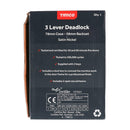 TIMCO Security & Ironmongery TIMCO 3 Lever Deadlock Satin Nickel