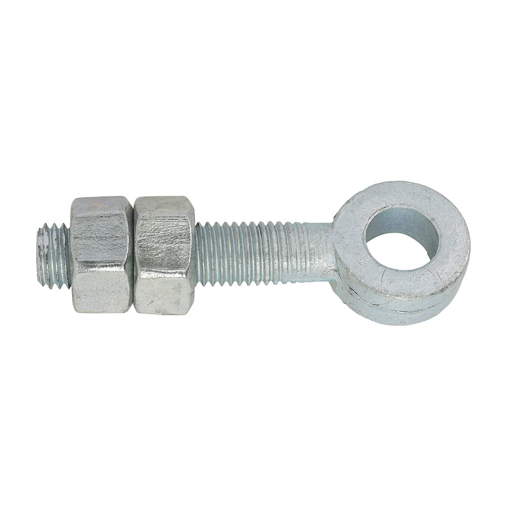 Timco Adjustable Gate Hinge Eyes With Nuts Silver - Pack Qty - 1 Ea