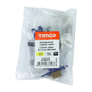 TIMCO Security & Ironmongery TIMCO Architectural Tubular Latch Electro Brass & Satin Nickel