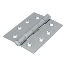 TIMCO Security & Ironmongery TIMCO Ball Bearing Hinges Grade 11 Steel Satin Chrome - 102 x 76 x 2.7