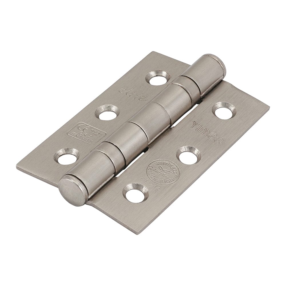 Timco Ball Bearing Hinges Grade 7 Steel Satin Nickel - 76 X 51 X 2.2 - Pack Qty - 2 Pcs