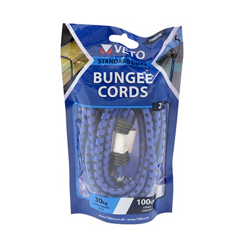 TIMCO Security & Ironmongery TIMCO Bungee Cords with Laminated Hook