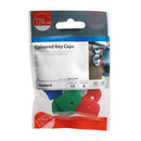 TIMCO Security & Ironmongery TIMCO Coloured Key Caps - Mixed Colours