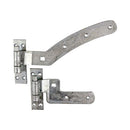 TIMCO Security & Ironmongery TIMCO Curved Rail Hinge Set Right Hand Hot Dipped Galvanised - 300mm