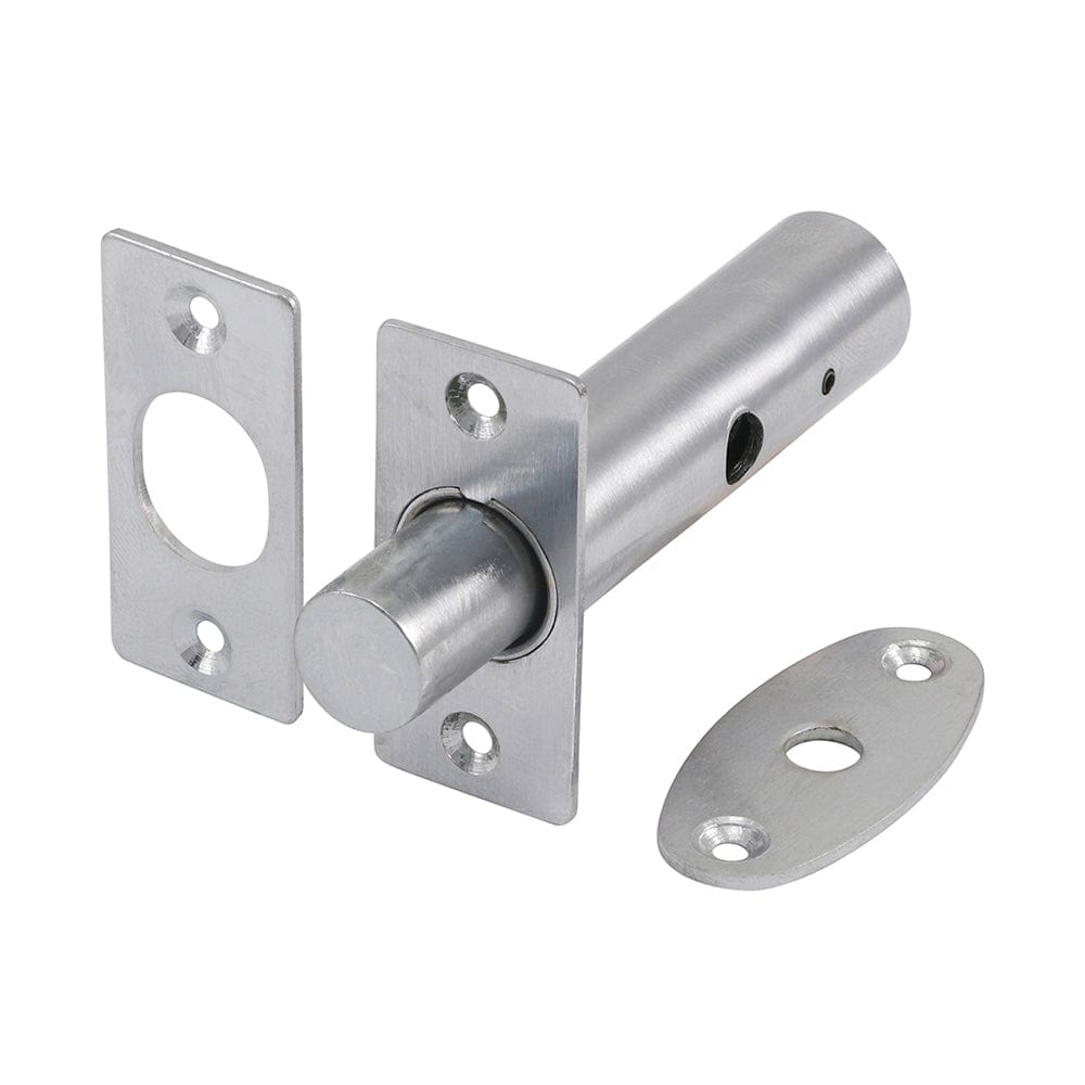 Timco Door Rack Bolts Satin Chrome - 60Mm - Pack Qty - 2 Pcs