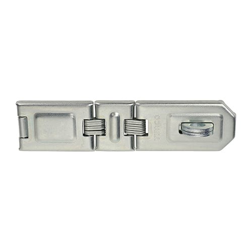 Timco Hasp And Staple Double Hinged Silver - 200Mm - Pack Qty - 1 Ea