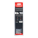 TIMCO Security & Ironmongery TIMCO Hasp and Staple Double Hinged Silver - 200mm