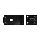 TIMCO Security & Ironmongery TIMCO Heavy Duty Hasp & Staple Secure Bolt On Black